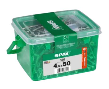 SPAX Universalschraube WIROX, 4,5x50 mm, 350 Stück, 4191010450509